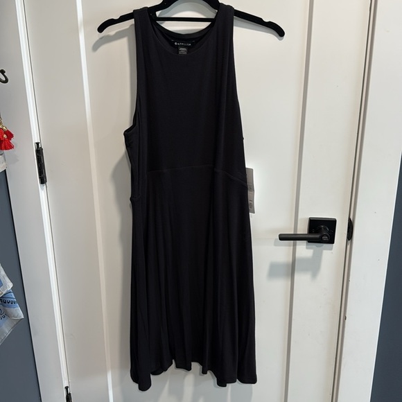 Athleta SANTORINI THERA RIB DRESS Black New Medium - Picture 5 of 11